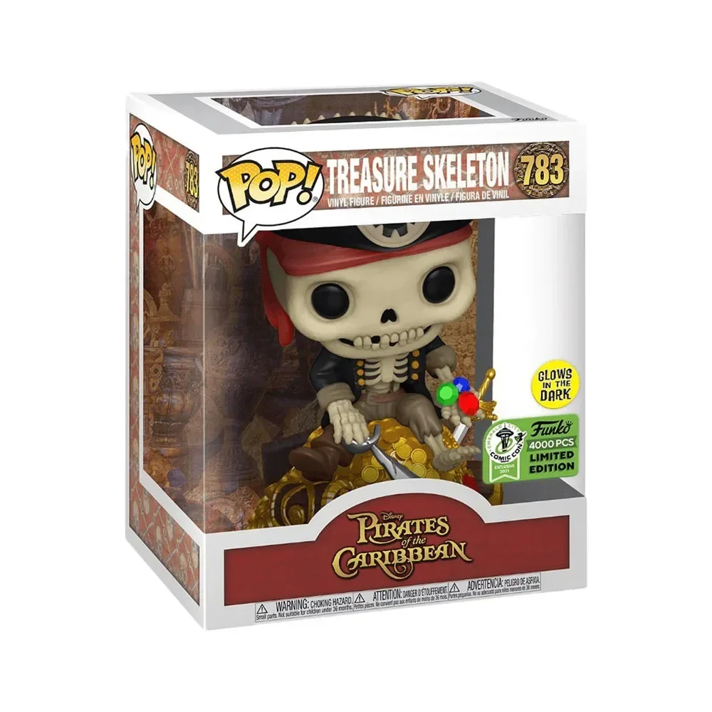 thumbnail image 4 of Figura de vinilo de juguete Funko POP Piratas del Caribe Capitán JACK Sparrow 172 Elizabeth 175 Treasure Skeleton 783 Jolly Roger 258, 4 of 5