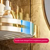 Bath Corner Shelf Non-punching Triangular Wall Toilet Rack Shampoo Shower Bedroom Organizer for Bathroom Storage Accessories 4