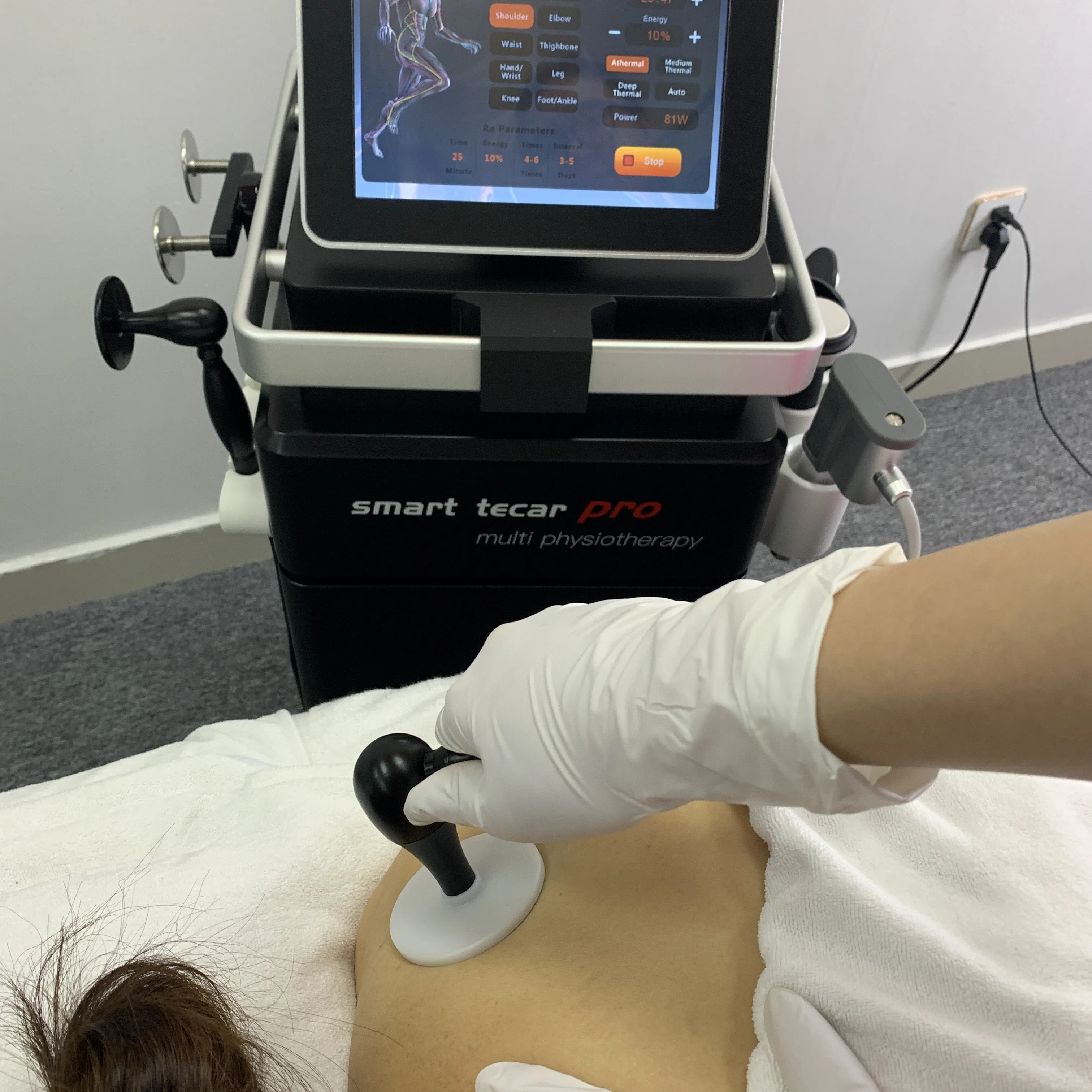 Smart Tecar Pro Diathermy Combo Ultrasound And ESWT For Pain Relief Machine