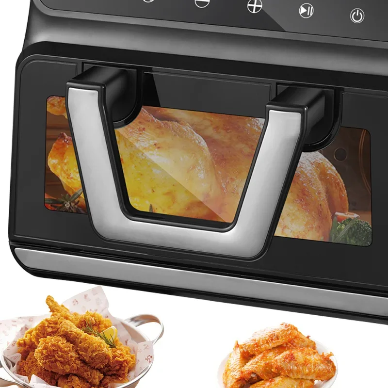 9L New air fryer Smart visual French fries machine Gift Home oven Large capacity oil free electric fryer 4