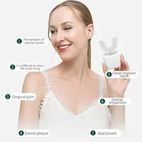 Electric Toothbrush for Adult Automatic USB Charge U-Shaped Toothbrush 360 Degrees Intelligent Rechargeable Toothbrus 3