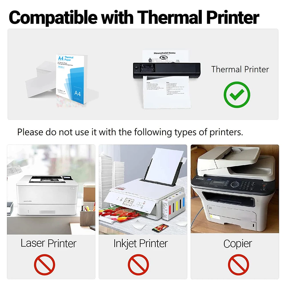 100/200매 연속 인쇄 용지 접지형 공식 감열지 자동 인식 접지형 감열지