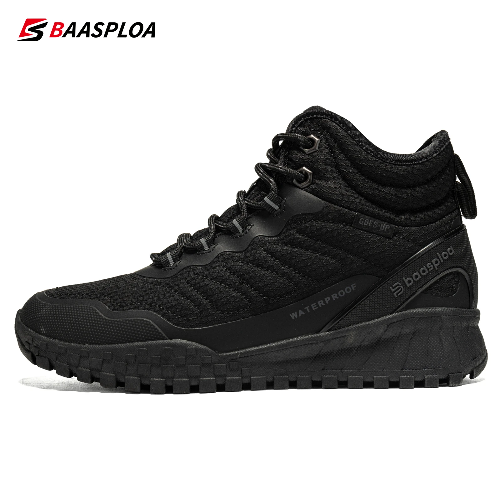 2023 Baasploa Women's Winter Ankle Boots Sports Shoes Waterproof Non-Slip Comfortable Warm Plush Women's Cotton Shoes 4
