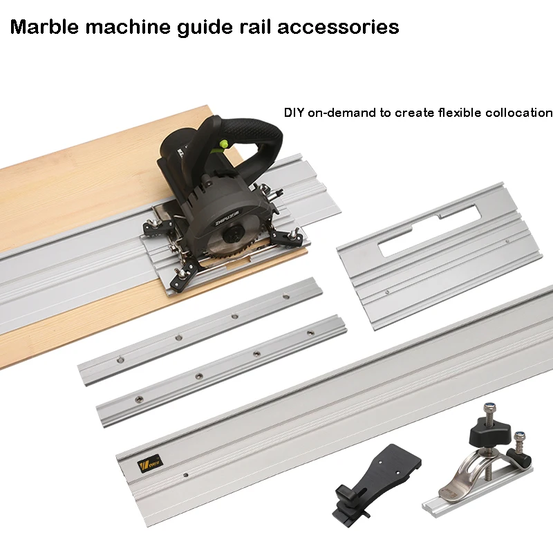 Accessories For Circular Saw Guide Rail Track Connector Adjustable Saw Base Straight Line Cut Double Layers woodworking tool Woodworking Tools