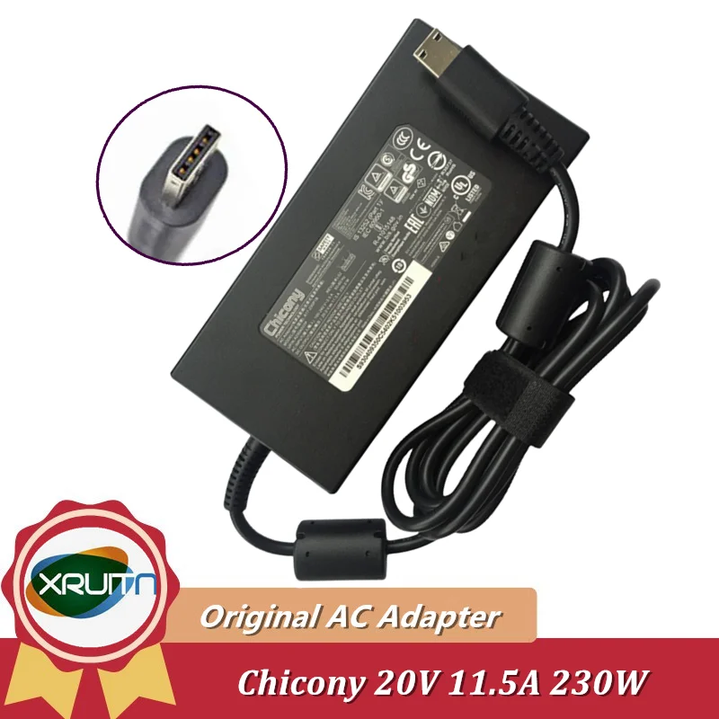 

Chicony A17-230P1B 230W Charger 20V 11.5A Power AC Adapter For MSI GE76 GP76 GP66 GE66 RAIDER 10SF-043UK Gaming Laptop A230A037P