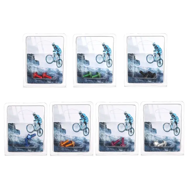 Viti Portaborraccia Per Bici - 4 Pezzi M5x12mm, Lega Alluminio, Colore Oro - Foto 5