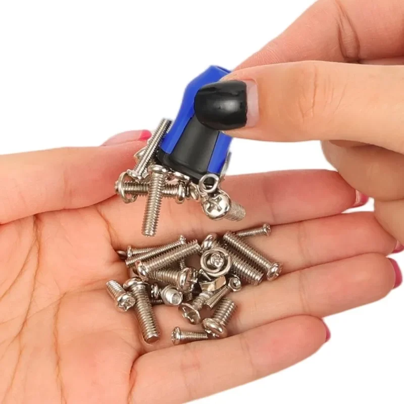 Magnetic Screw Holder Rings - Removable Electric Screw Bit Magnetizer with Universal Magnetic Grip