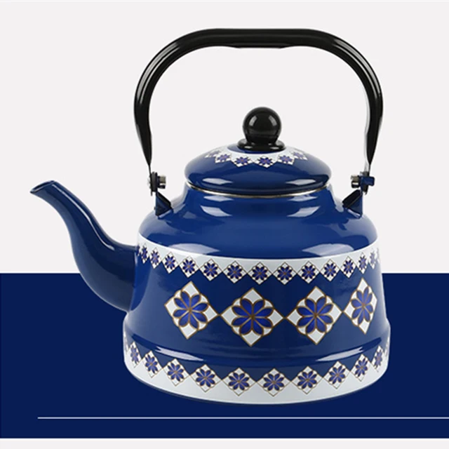 Enamel Kettle Gas Electromagnetic Stove Universal Old - Temu