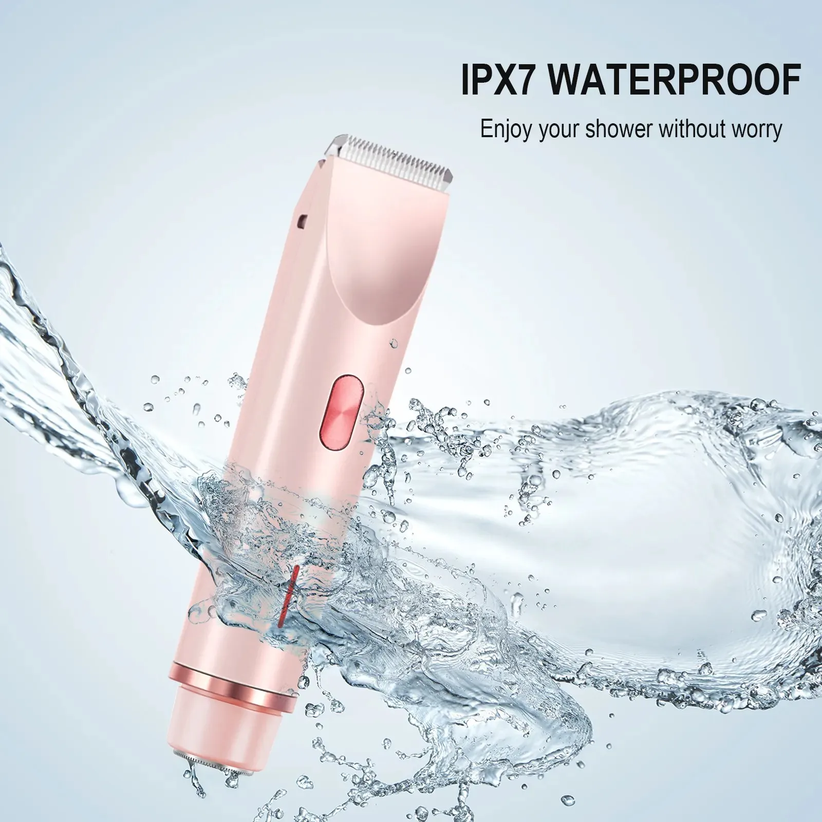 2 In 1 Women Electric Razors Bikini Trimmer Face Shavers Hair Removal for Underarms Legs Lady Body Trimmer Waterproof Painless