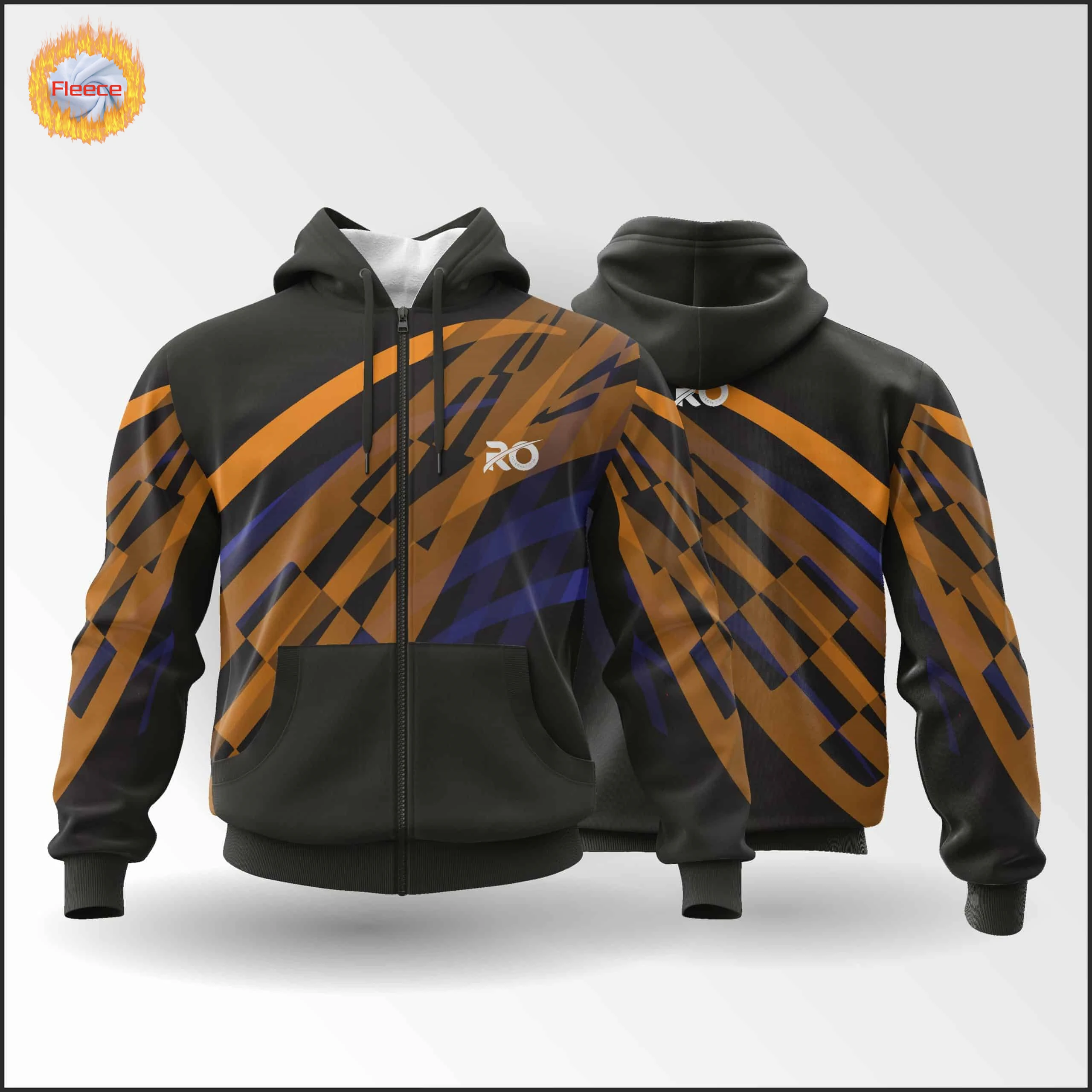 

Winter Men's Warm Streetwear Fashion Autumn Outwear Patchwork Sweatshirt Hoodies Casual Loose Fleece Fishing Hooded Coats