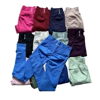 Impact Leggings for Women Scrunch Seamless Yoga Legging Low Ribbed Band Gym Sports Pants High Stretchy Fitness Tights 1