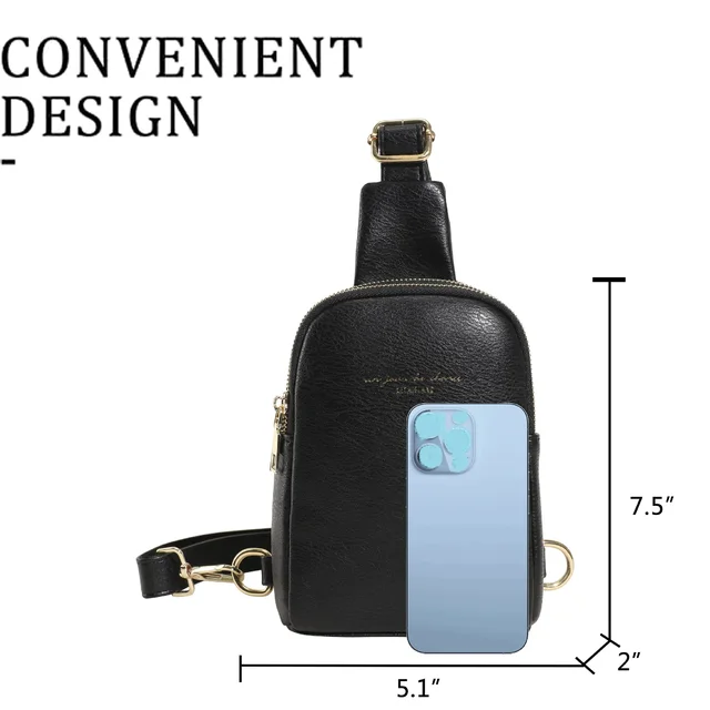 New Arrival Small Crossbody Sling Bag for Women Men Travel Purses Anti Theft Cross Body Bag for Woman Fanny Packs Sport  Bag 2