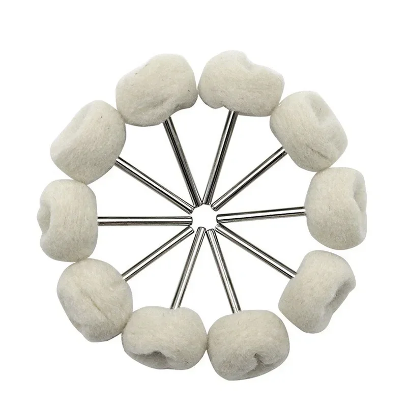 

Вращающаяся потёртая шина с хлопковым мини-вырезом для бровей Dremel Lixar Head Feltro Moagem 3 мм Haste Jade 1/5/10PC