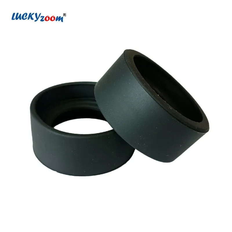 2 Sets Rubber Microscope Eyepiece Cover 32MM For Biological Binocular Trinocular Microscopio