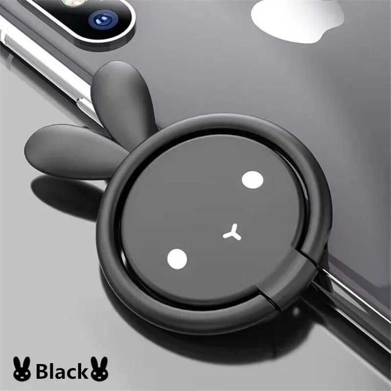 YYDSKY Rabbit Shape Ring Holder For Mobile Phone Metal Practical Finger Stand Cute Cartoon Multi-color Fing Holder For Cell Case phone stands Holders & Stands