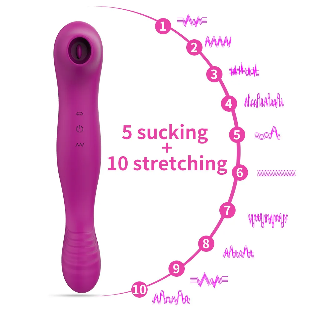 Powerful G-spot Clitoral Sucker Vibrator For Intense Stimulation_voghion.com