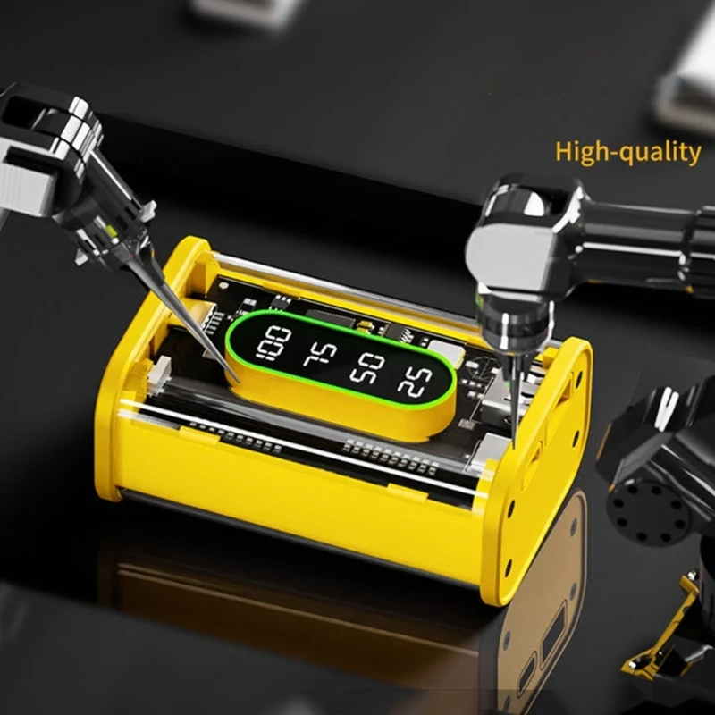 Power Bank Case Battery Storage Box 2x21700 Polymer Battery Holder Case For Phones DIY Quick Charge