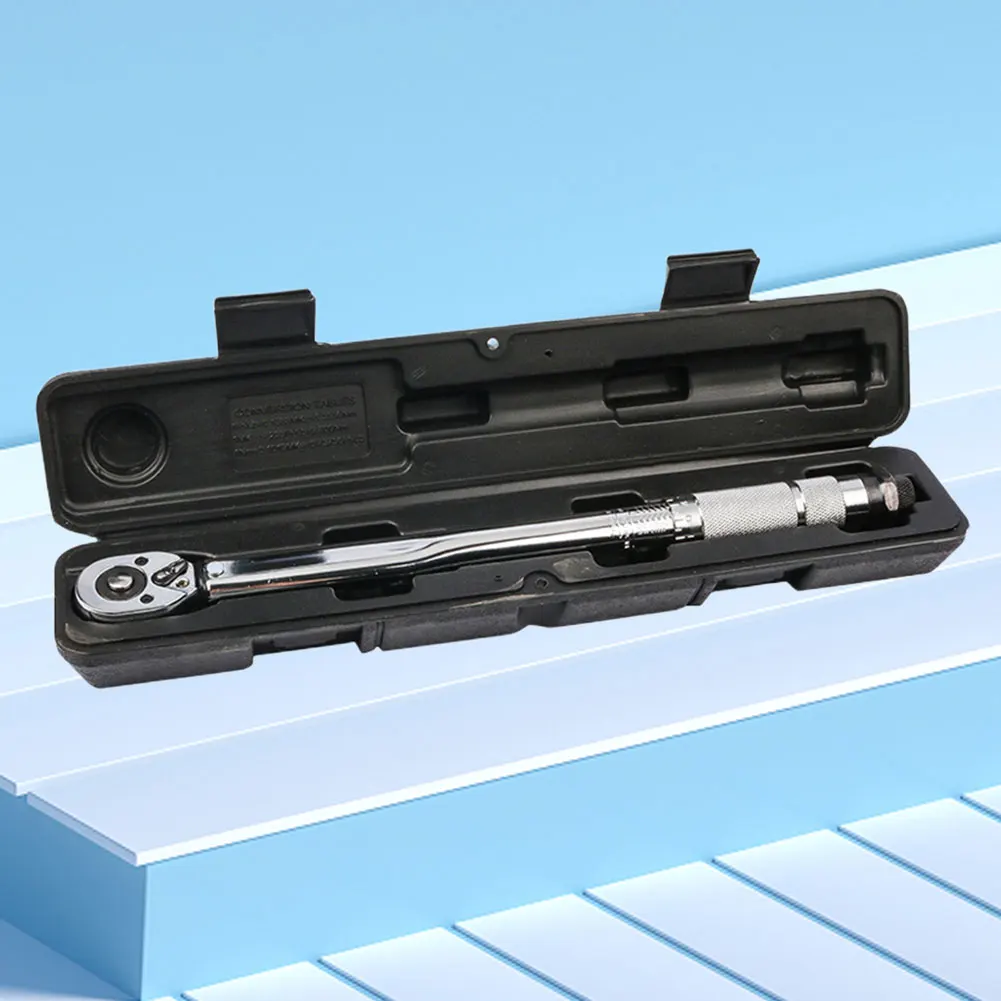 5-60N.m Adjustable Torques Key 3/8 Inch Ratchet Torque Wrench Square Drive Reversible Ratchet Spanner Precise Preset Hand Tool