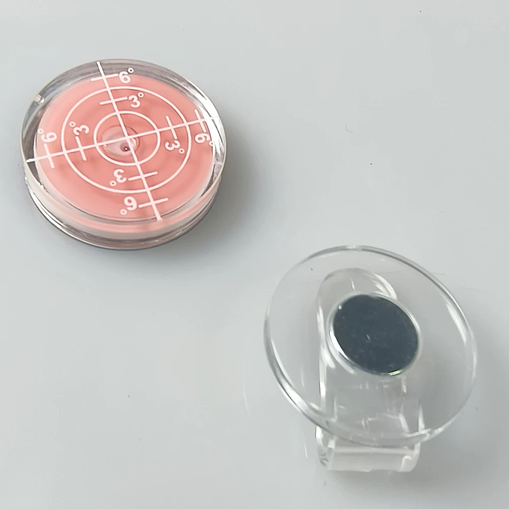 Plastic Golf Hat Clip Golf Club Hat Cap Clip With Detachable Magnetic Ball Marker Golf Level Function Marks Magnetic Cap Clip