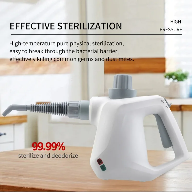 Small Handheld Steam Cleaner, High-Temperature Kitchen Cleaning Device, Portable Steam Sanitizer, Home Cleaning Machine CG1982 3