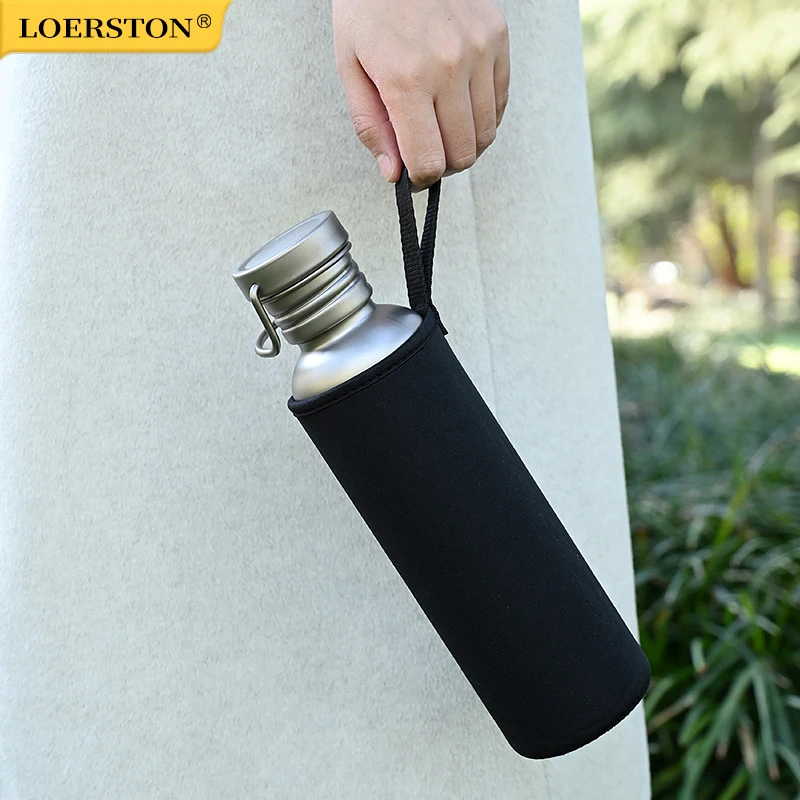 Cycling Portable Sports Water Bottle Pure Titanium Reusable Drinking for Outdoor Camping Tourism Sports sports water bottle