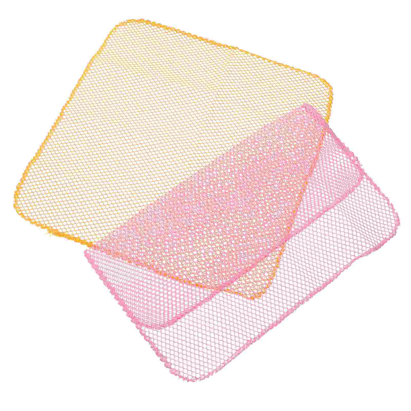 

Mesh Non-stick Oil Dish Cloth Cleaning Cloth Rapid Dry Scourer Mesh Washing Cloths Kitchen Cleaning Cloths Mixed Color