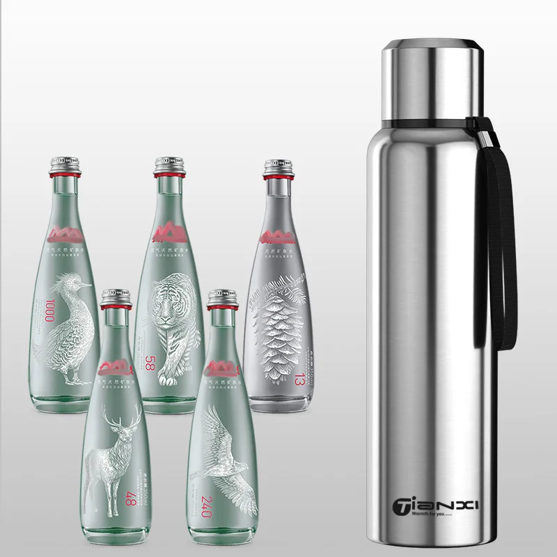 GIANXI Rock Climbing Thermos Bottle Large Capacity Stainless Steel