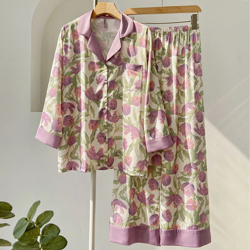 FZ Women's Love Print Pajamas suit