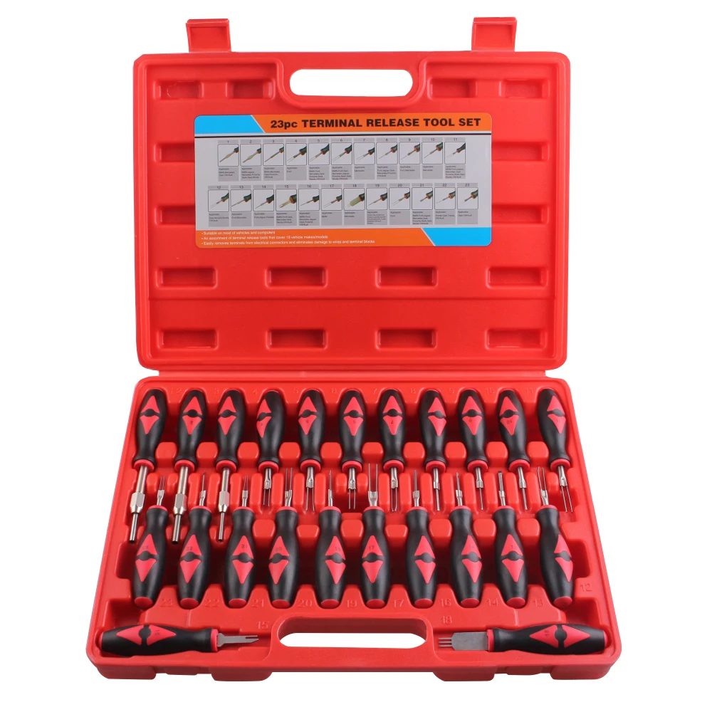 23pcs Car Universal Terminal Release Removal Tool Set Automotive Wiring
