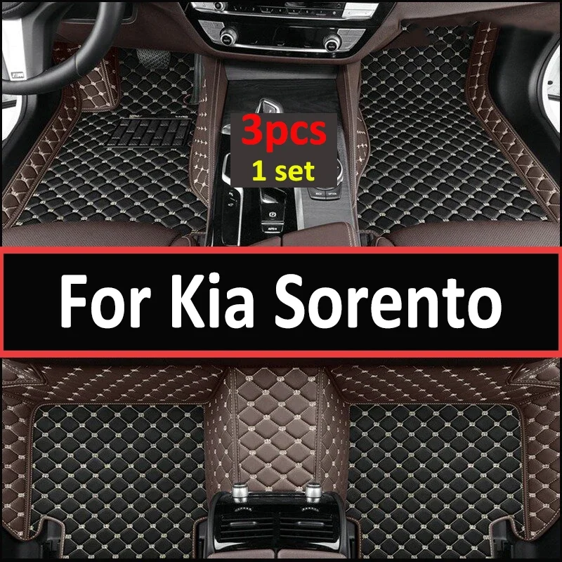 

Car Floor Mats For Kia Sorento（Five Seats）2009 2010 2011 2012 Customauto Foot Pads Automobile Carpet Cover interior accessories