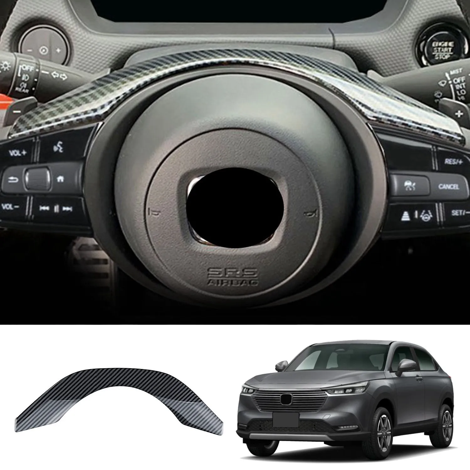ȥ Vezel HR-V HRV 2021 2022 ׸ ڵ ź  Ƽ  г Ŀ Ʈ  