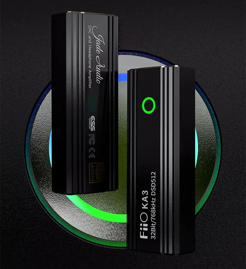 Fiio Ka3 Jadeaudio Ka3 Tipo C 3.5/4.4 Jack Auricolare Usb Dac Amplificatore Dsd512 Cavo Audio Per Android Ios Mac Windows10