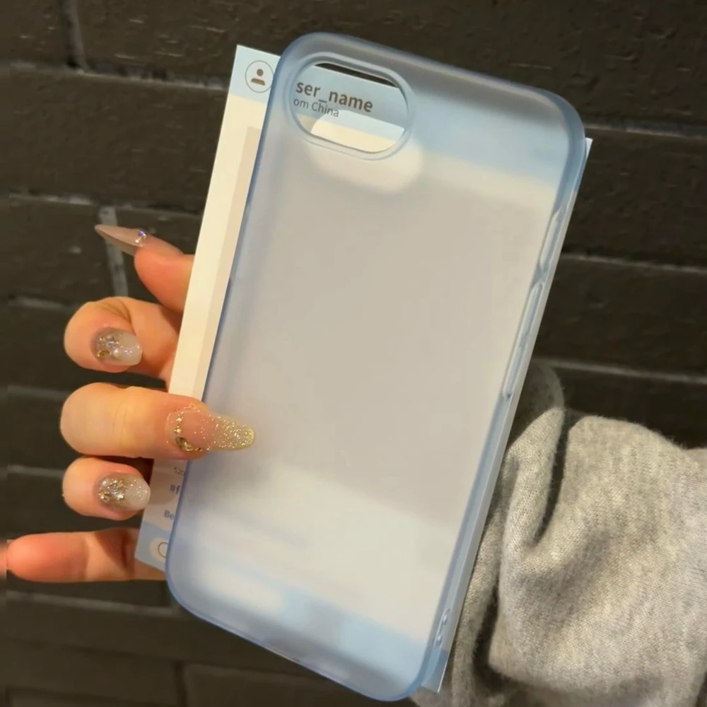 Luxury Slim Matte Frosted Shockproof Phone Case - Ultra Thin PP Back Cover
