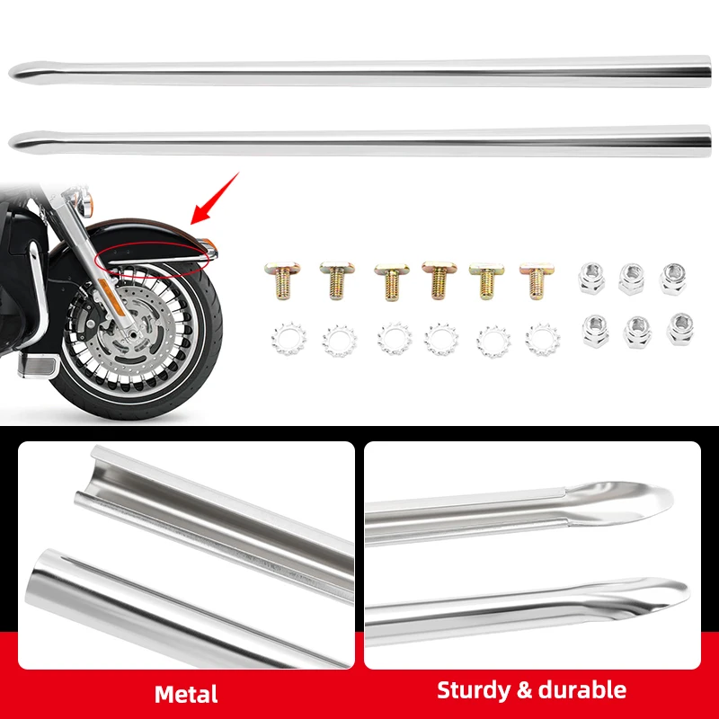 Front Fender Spear Trm Ft For Harley Electra Street Glde Ultra
