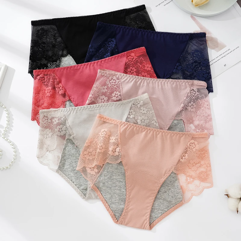 Menstrual Panties Female Cotton Lingerie Women's Leak Proof Physiological Underwear Comfortable Breathable Waterproof Briefs - 4