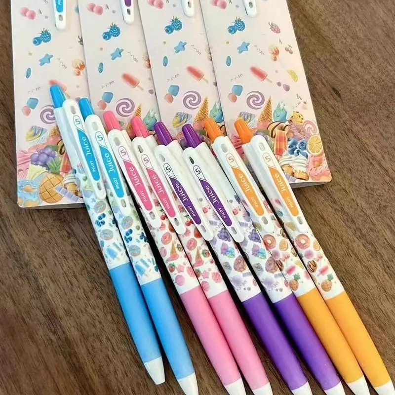 쥬스 젤 펜 디저트 킹덤 스페셜 에디션, 블랙 리필 일본 문구, 0.5mm, 1 개