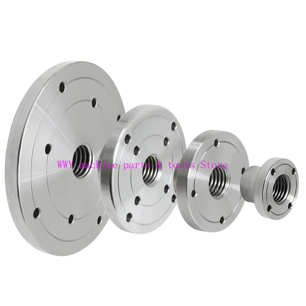 Wood Lathe Wood Lathe Face Plate for M33 M18 1 Inch Threaded Woodworking Turning Machine Chuck 2" 3" 4" 6" Flange Faceplate 1pc wood lathe
