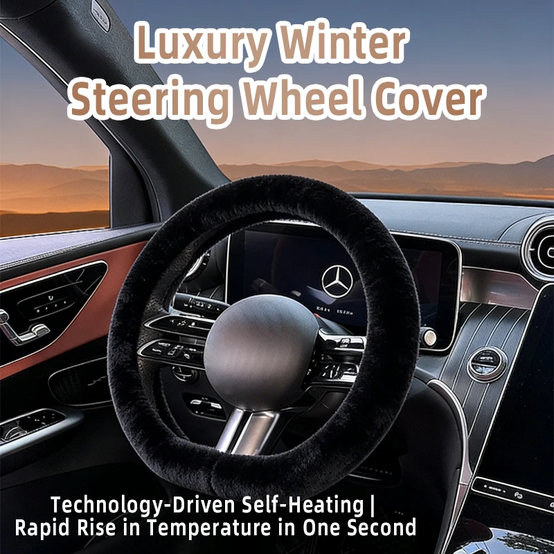 Winter Soft Short Plush Car Steering Wheel Cover Wear-resistant Easy To Install Anti-Slip Auto Steering Wheel Cover – Buy The Best Products In The Online Store