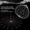 NEW Automatic Crab Trap Fishing Foldable Design Fishing Net Cage Wide Coverage Automatic Open Closing Supplementary Crab Cage 5