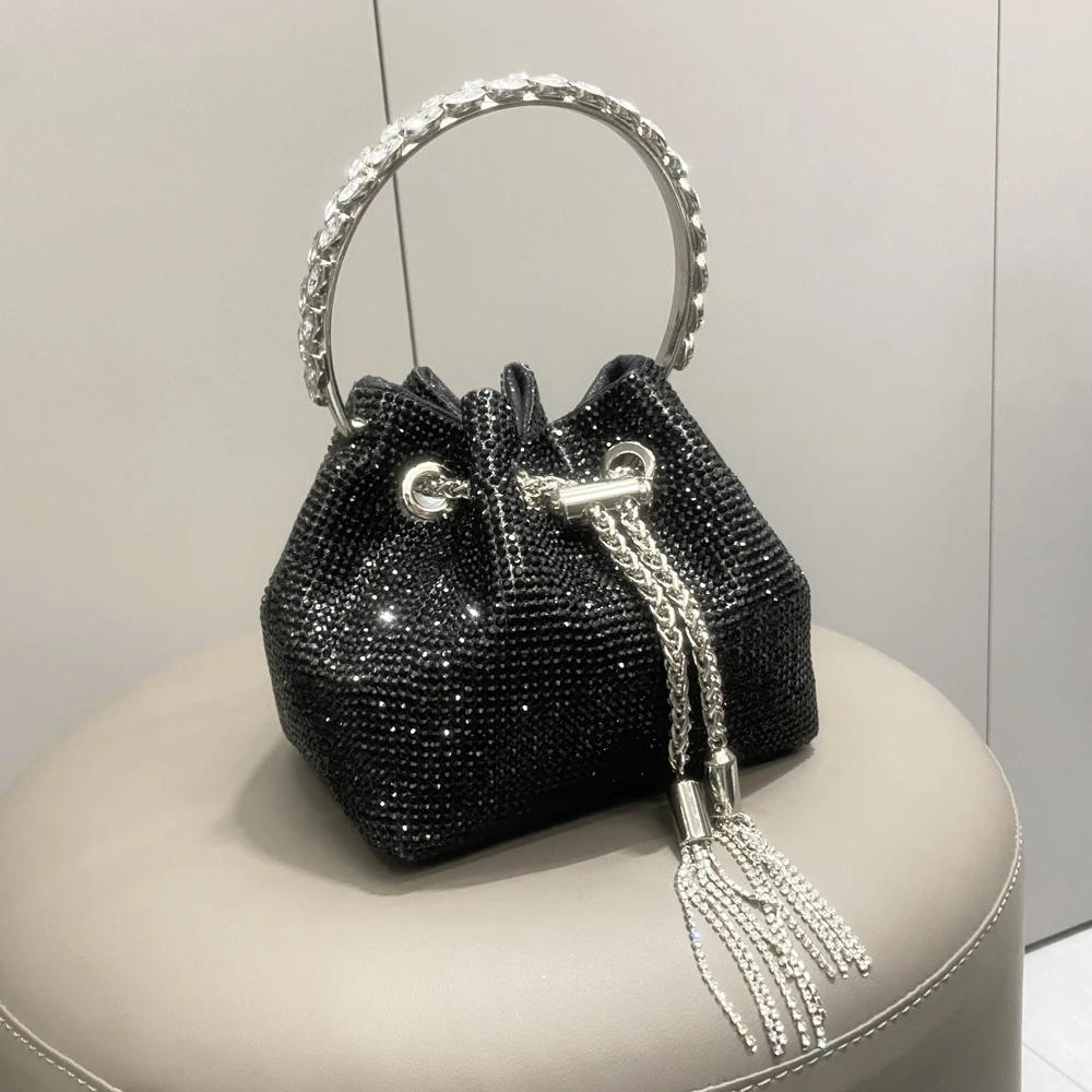 Se608a68858d943a6a2ceedc146c880f7B Purses and handbags bags for women luxury Designer bucket clutch purse evening banquet bag Crystal rhinestone shoulder bag Mallzona