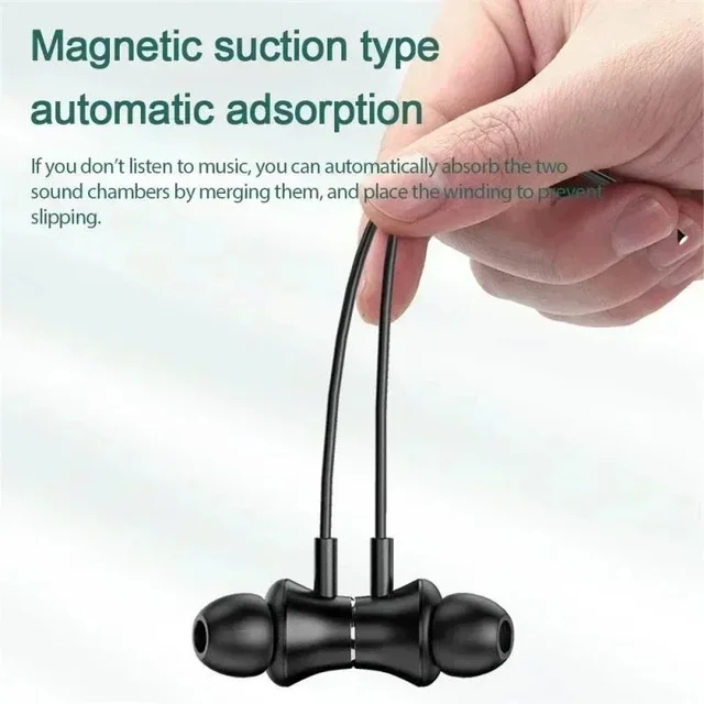 Sports Bluetooth Earphones Universal Dual Earbuds Wireless I35 Earphones - Bluetooth-compatible Neckband Headphones 5