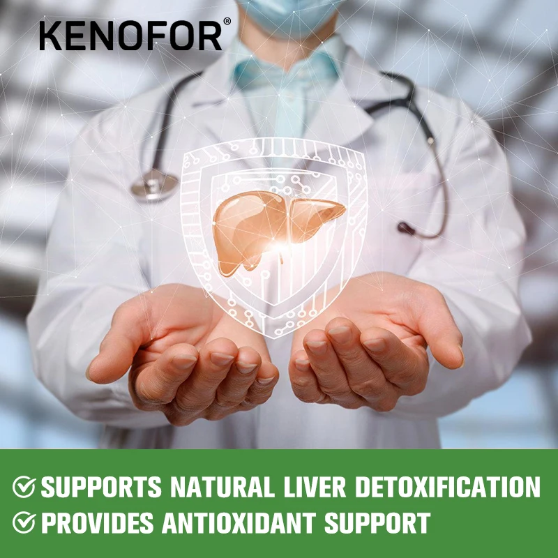 Liver Detox & Cleansing Supplement Helps Maintain Normal Liver Function and Heart Health Promotes Toxin Removal