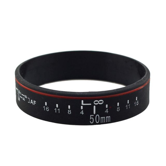 Silicone Camera Lens Wristband Photographer Band Bracelet for Canon Camera Photo Studio Accessories Unisex Lovers Gifts