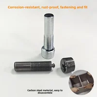 10/20 PCS ที่มองไม่เห็น 2 in 1 Connector สกรู Fastener ซ่อนตู้ลามิเนตตู้เสื้อผ้าประกอบเฟอร์นิเจอร์รวม Fastener 2