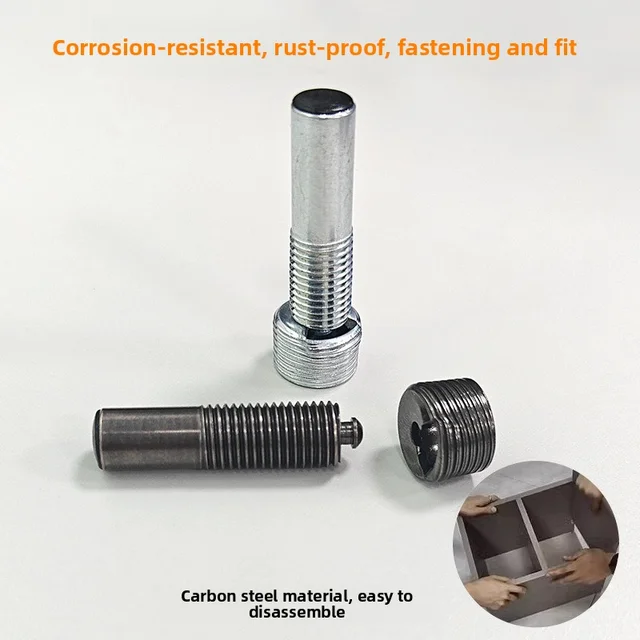 10/20 PCS ที่มองไม่เห็น 2 in 1 Connector สกรู Fastener ซ่อนตู้ลามิเนตตู้เสื้อผ้าประกอบเฟอร์นิเจอร์รวม Fastener 2