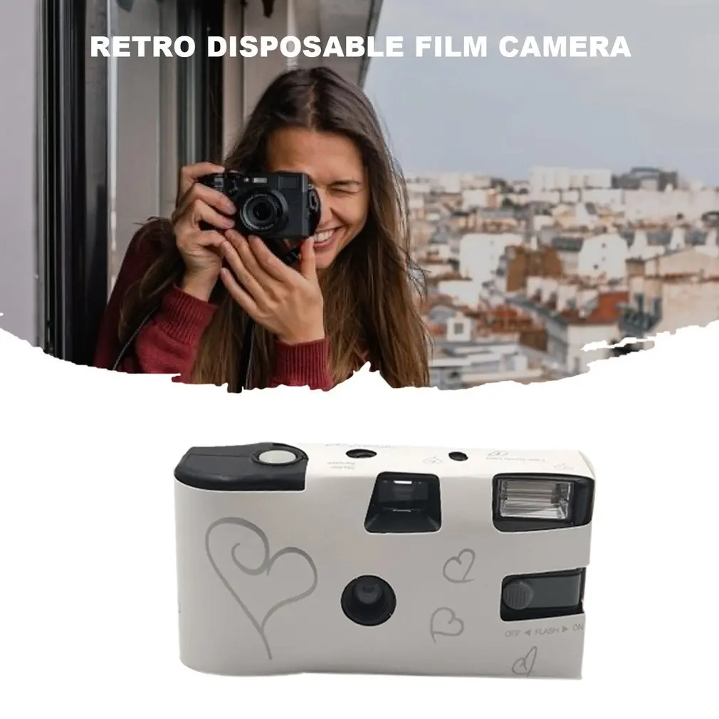Disposable Film Camera Manual Fool Optical 35mm One Time Retro Children's Gifts disposable film camera