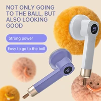 Portable Electric Digital Display Rechargeable Hair Ball Trimmer, Small Ball Fuzz Remover, Detachable Blade For Home Use 1