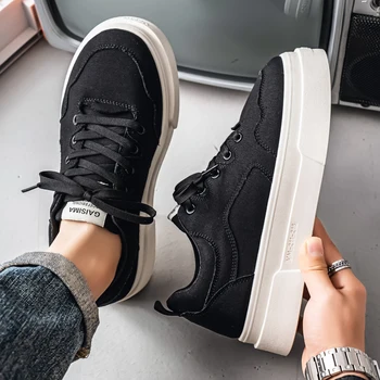 2026 Spring New Men's Casual Low-Top Trendy Canvas Shoes, Versatile and Breathable, Suitable for Outdoor Sports and Daily Wear 1