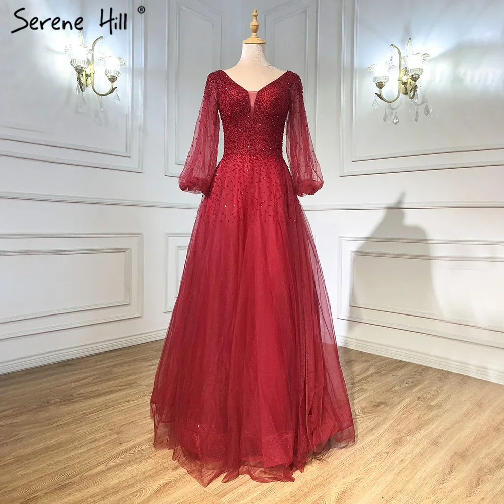 Serene様 SERENE HILL Customized Pink A-Line Luxury Beaded Evening