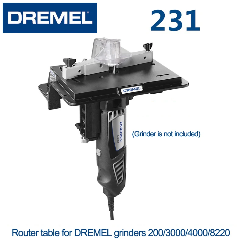 

Portable Rotary Tool Router Table for Dremel Grinders 3000/4000 Woodworking Attachment Dremel 231 Portable Rotary Tool Shaper